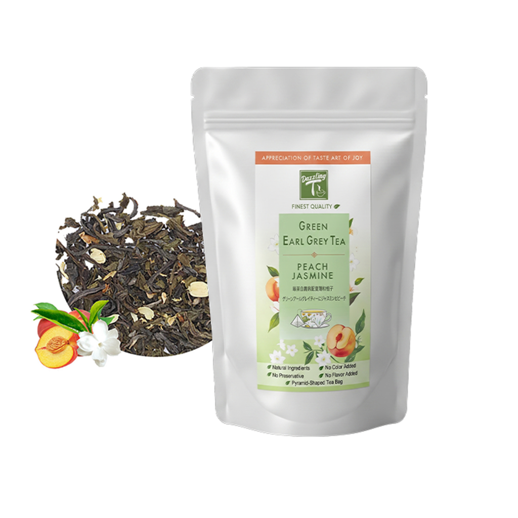 Green Earl Grey Peach Jasmine